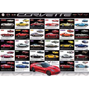 Eurographics legpuzzel - Corvette Evolution - 1000 stuks
