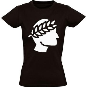 Julius Caesar Dames t-shirt | rome | romeinse rijk | italie | Zwart