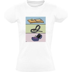 Valstrik Dames T-shirt - trouwen - val - ring - vrijgezellenfeest - bruiloft
