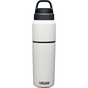 CamelBak Multibev Vacuum SS - Waterfles met afneembare koffie / theebeker - 650 ml + 500 ml - Wit / Wit (white / White)