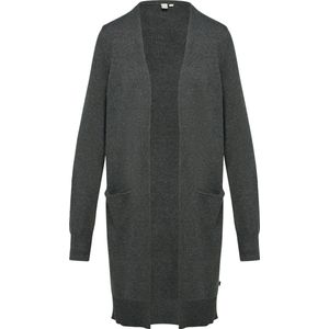 Qs Women-Cardigan--99W0 GREY/BLACK-Maat M