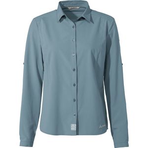 Vaude Women's Rosemoor LS Shirt IV - Outdoorblouse - Dames - Lange mouwen - Nordic Blue - Maat 40