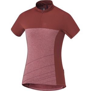 Shimano Trail Fietsshirt korte mouwen Dames roze/rood Maat XL