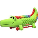 Fisher-Price Krokodil Xylophone - Interactief speelgoed - Spelend Leren - Kinderliedjes – Muziekinstrument – Speelgoed voor kinderen vanaf 1 jaar