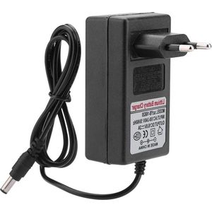 Professionele Lithium-ion Acculader - AC100-240V DC 168 V 2A - Hoog Rendement Oplader - Vervangende Oplader voor Hoofdlamp Speelgoedauto - Balans Auto (EU-stekker)