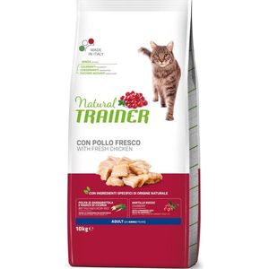 Natural Trainer Adult Kip 10 kg - Kattenvoer