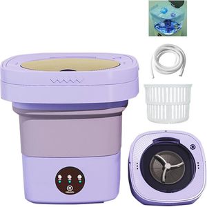 Kleine Opvouwbare Wasmachine met Sterilisatiefunctie voor Reizen en Camping - Mini Turbo Wasmachine voor Babykleding en Ondergoed