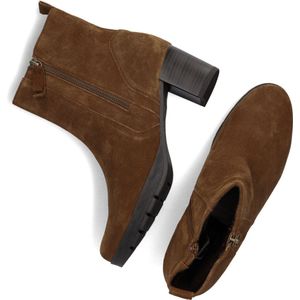 Gabor 073 Enkellaarsjes - Enkelboots met rits - Dames - Cognac