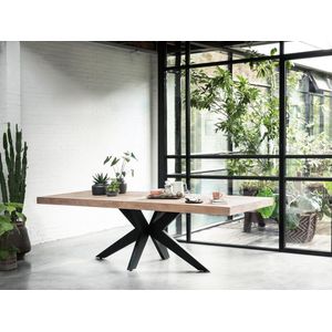 DTP Home Dining table Lincoln rectangular,77x260x100 cm, recycled teakwood