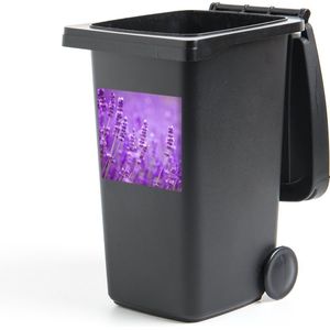 Container sticker Lavendel - Close-up - Bloemen - Paars - 40x40 cm - Kliko sticker