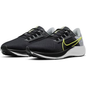Nike Air Zoom Pegasus 38 Sportschoenen - Maat 44 - Mannen - zwart - grijs - geel