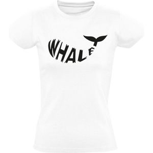 Whale Dames T-shirt - walvis - zee - oceaan - vis - vissen - orka - potvis - dolfijn - shirt