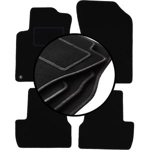 Complete set veloursmatten voor: Citroen DS3 hatchback (2009-2016)
