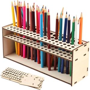 Painting wood brush holder