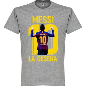 Messi La Desena T-Shirt - Grijs - S