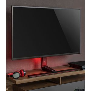 Tv Stand Gaming | RGB Lighting | Black TV Base for playstation or xbox setup