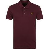 Lyle and Scott Polo Burgundy - Heren