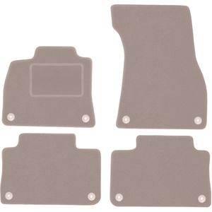 Beige velours vloermatten voor: Audi e-Tron SUV (2018-)