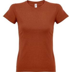 SOLS Dames/dames Imperial Heavy Short Sleeve T-Shirt (Terracotta)