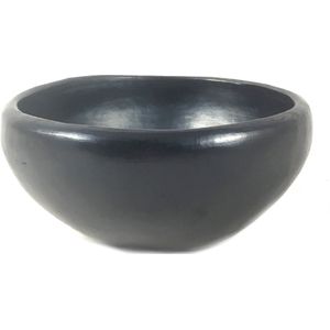 Black Pottery - Kommen - D16 X H 7.5 - 2 Stuks - Aardewerk - Hittebestendig - zwart - Serveerschaal - BP13-7 X2
