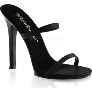 Fabulicious - GALA-02 Muiltjes - Paaldans schoenen - 35 Shoes - Zwart