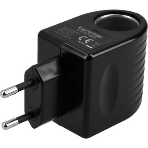 IBBO® - omvormer 230V naar 12V - Adapter AC naar DC - Verloopstekker 230 Volt naar 12 Volt - Voedingsadapter auto - Max 12 Watt - Zwart