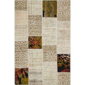 Vintage handgeweven patchwork vloerkleed - tapijt - Cariz 180 x 120