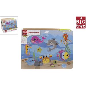 Houten Hengelspel Magnetisch - Visspel voor kinderen - Visspel magnetisch - Hengelspel voor kinderen - Puzzel