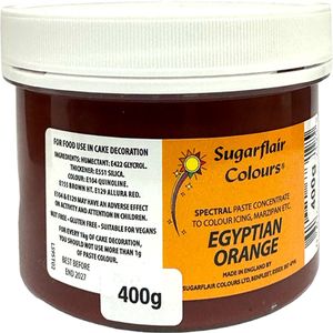Sugarflair Spectral Concentrated Paste Colours Voedingskleurstof Pasta - Egyptisch Oranje - 400g