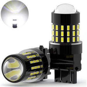 TLVX T20 7440 W21W LED Autolampen / Canbus / Kleur 6000K / Wit licht / Stadslicht / Dagrijverlichting / Achteruitrijverlichting / 12V / Autolamp / CANBUS / 2 stuks