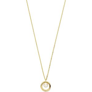 Beloro Jewels - Monte Napoleone Perla - BO340026 - Dames - Ketting - 42 - 45 CM