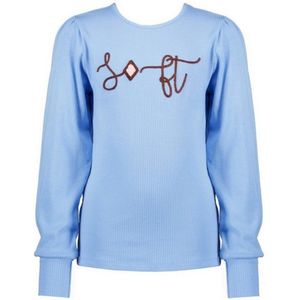 Nono N208-5405 Truien & Vesten Meisjes - Sweater - Hoodie - Vest- Turquoise - Maat 122/128