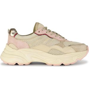 PS Poelman TOKIO Dames Sneakers - Beige Multi - Maat 38