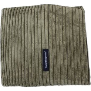 Dog's Companion Hoes Hondenkussen / Hondenbed - M - 90 x 70 cm - Olive Giant Ribcord