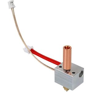 HTML 3D-printer Hot End-onderdelen - Bi-metalen Mondstuk Keelaccessoire - Neptune 4/4 Pro/4Max/4 Plus Verwarmingsblok - 0.4 mm Mondstuk .