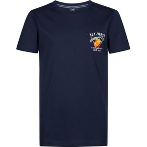 Petrol Industries - Jongens Logo T-shirt Pelicanbay - Blauw - Maat 164