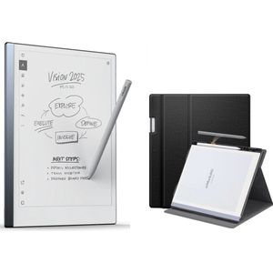 reMarkable® 2 met Marker en draaibare Antraciet hoes met penhouder
