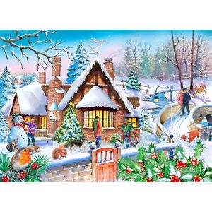 Snowy Cottage Puzzel 250 XL stukjes