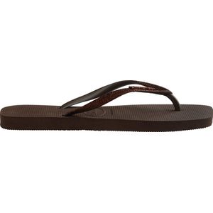 Havaianas SQUARE GLITTER - Bruin - Maat 41/42 - Dames Slippers