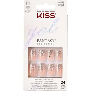 Kiss Gellak Gel Fantasy Nails - Kunstnagels - 28 stuks - Nepnagels - Fanciful