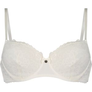 Hunkemöller Marine voorgevormde Dames bh wit - Maat D85