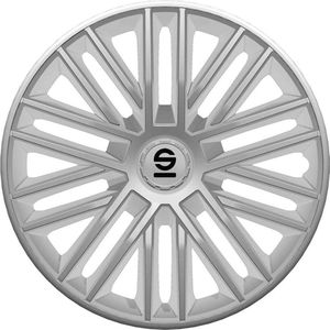 Sparco Wieldoppen Bergamo 15 Inch Abs Zilver 4 Stuks