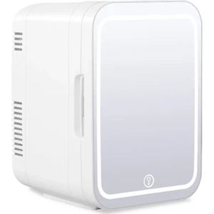 Bolmans - Skincare Fridge - Mini Fridge Multifunctioneel - Make Up Koelkast - 4 Liter - Met Spiegeldeur - Small Fridge