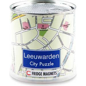 City Puzzle Leeuwarden - Puzzel - Magnetisch - 100 puzzelstukjes