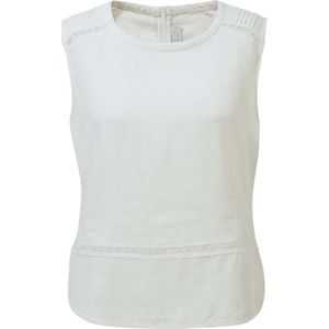 CRAGHOPPERS NosiBotanical Bonita Mouwloos T-Shirt Dames - White - 20