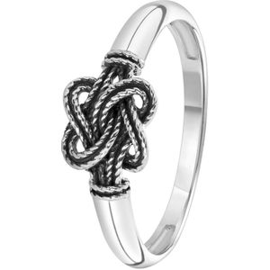 Lucardi Dames Ring Surinaamse mattenklopper - Ring - Moederdag Cadeautje - Echt Zilver - Zilverkleurig