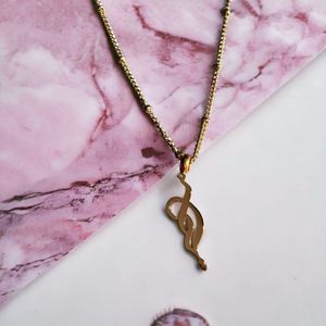 Arabische Kalligrafie Ketting - Moeder - Ummi - 18K Goud Verguld - Waterbestendig