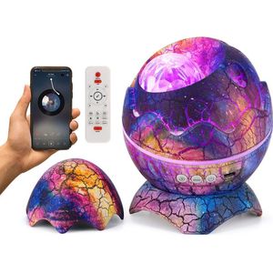 Dinosaurus projector - LED Lamp - Egg - Bluetooth - Projector - Sterrenhemel - Nachtlamp