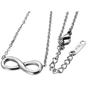 Amanto Ketting Diete - 316L Staal  PVD - Infinity - 8x22mm - 46cm