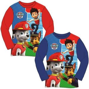 Paw Patrol longsleeve rood maat 86/92